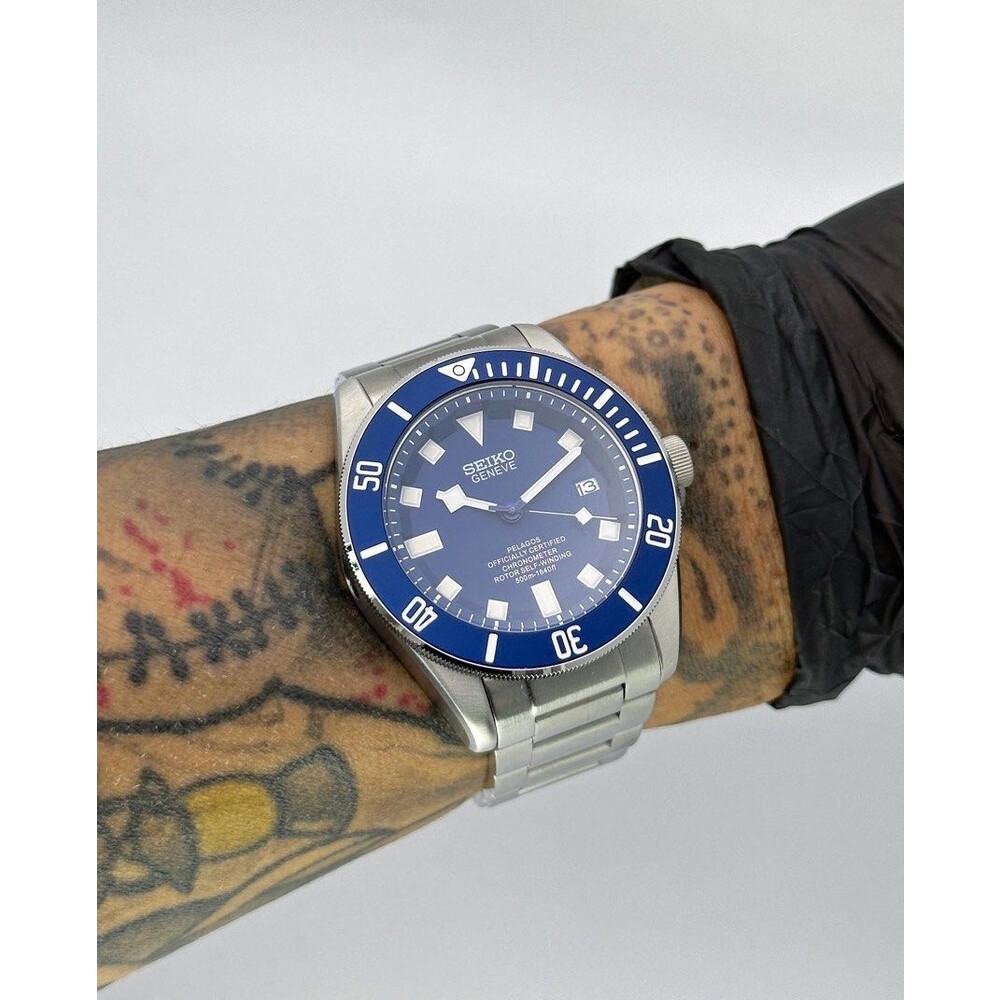 Custom Seiko Mod • Blue Pelagos • 42mm